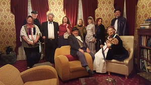 Dickens-mad Murder Party guests