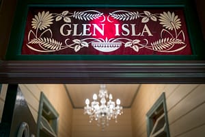 the impressive entry of Glen Isla
