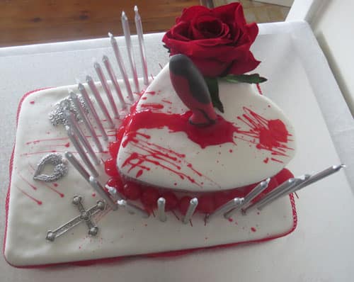 a Bloody Birthday Cake