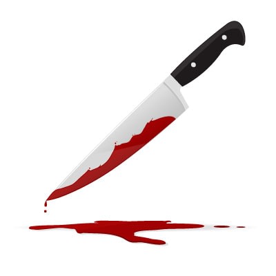 bloody knife » Where can I have My Murder Party? » Murder Master the Murder Master's very deadly knife!