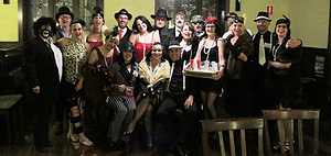50th birthday murder party group photo
