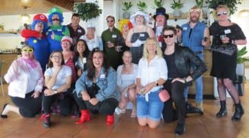 the team at Great Lakes Pharmacy Tuncurry, had an 1980s Murder Mystery