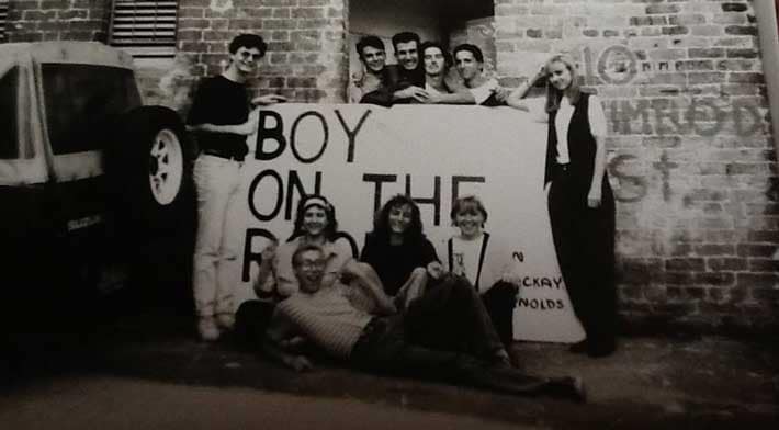 cast of Boy on the Roof, 1988 at the Stables